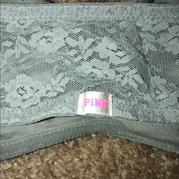 PINK Victoria’s Secret Grey Bandeau NEVER WORN - Picture 6 of 6